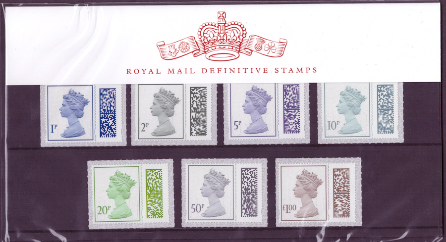 (image for) 2022 Barcoded Machin Definitive Royal Mail Presentation Pack 118 - Click Image to Close